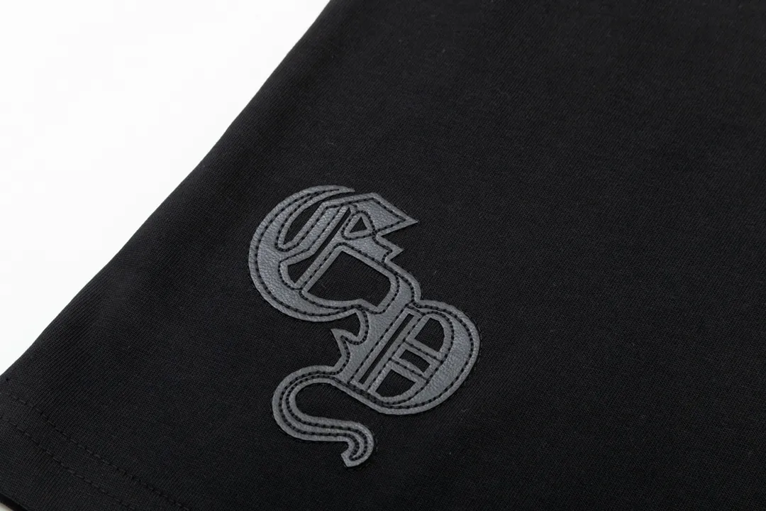 Chrome Hearts/ 🪡 Logo Same Style T Versatile : Black Size：XS~L